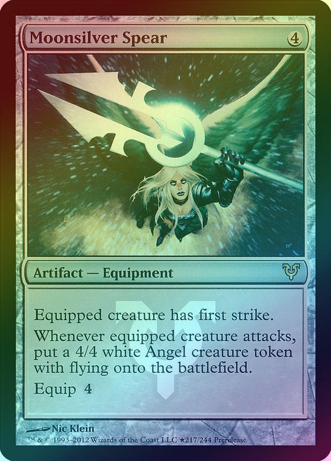 MTG: Avacyn Restored 217: Moonsilver Spear (Pre-Release Promo FOIL) 