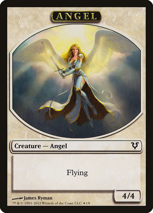 MTG: Avacyn Restored: Angel / Demon Token (Helvault Promo) 