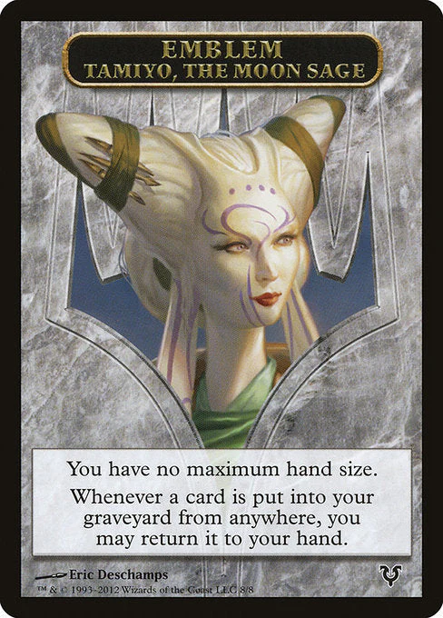 MTG: Avacyn Restored: Emblem 008: Tamiya The Moon Sage 