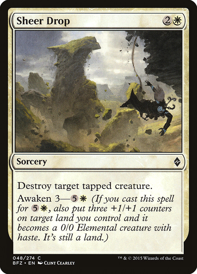 MTG: Battle for Zendikar 048: Sheer Drop 