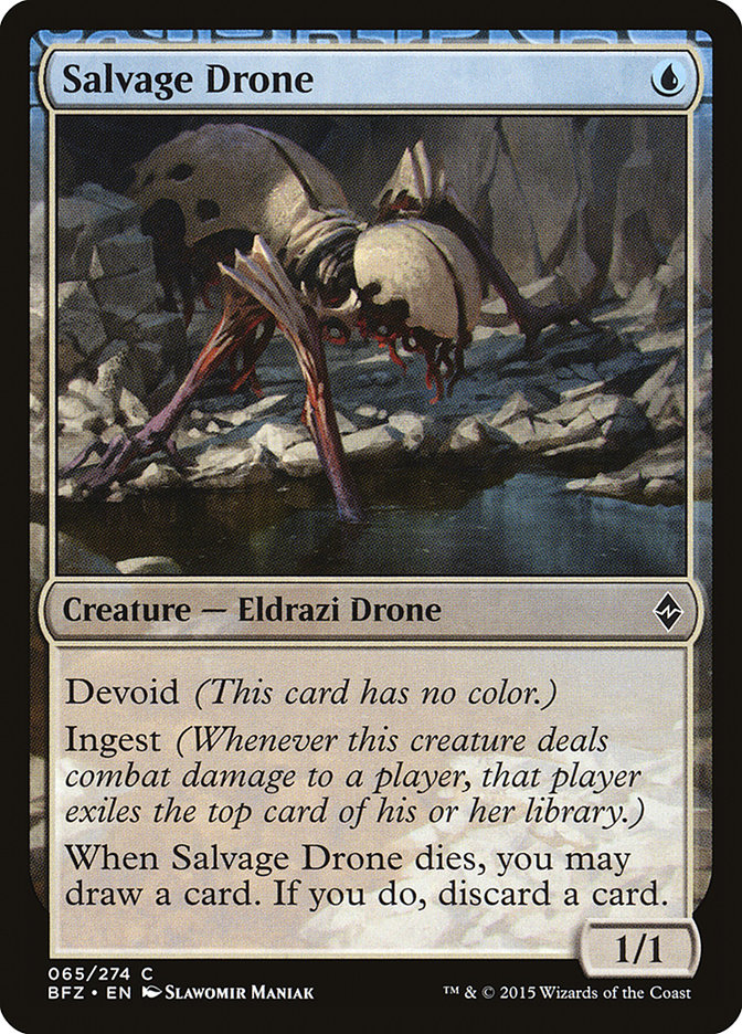 MTG: Battle for Zendikar 065: Salvage Drone 