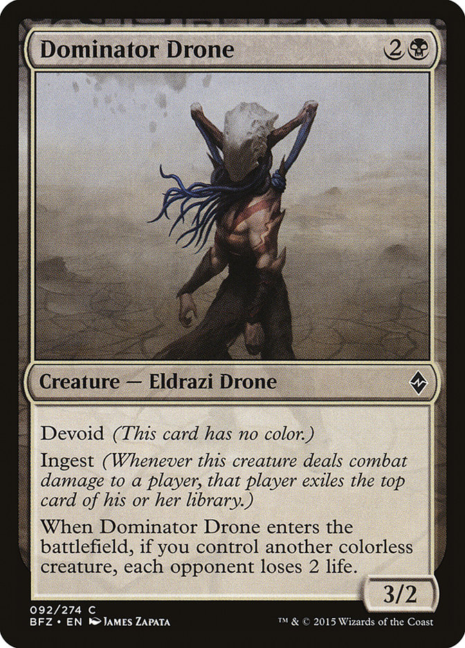 MTG: Battle for Zendikar 092: Dominator Drone 