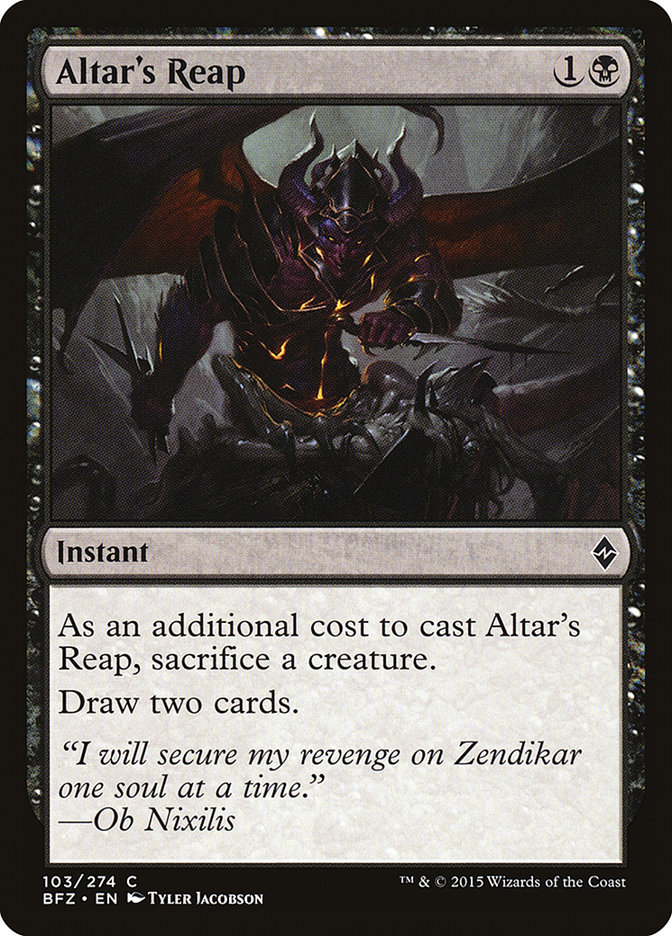 MTG: Battle for Zendikar 103: Altars Reap 