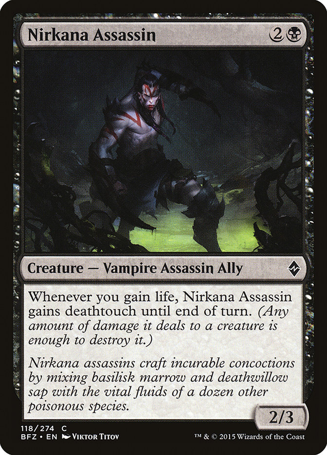 MTG: Battle for Zendikar 118: Nirkana Assassin 