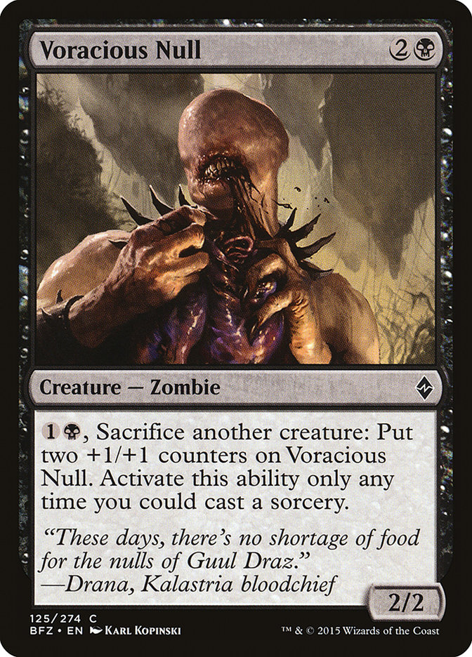 MTG: Battle for Zendikar 125: Voracious Null 