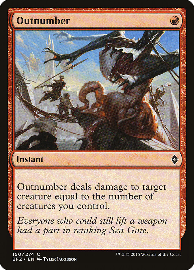 MTG: Battle for Zendikar 150: Outnumber 