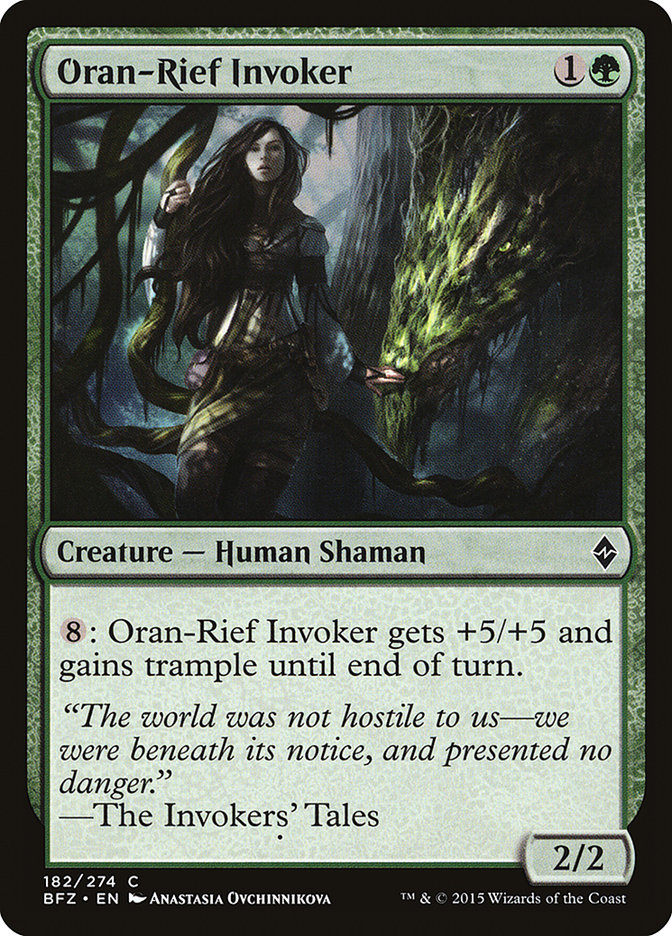 MTG: Battle for Zendikar 182: Oran-Rief Invoker 