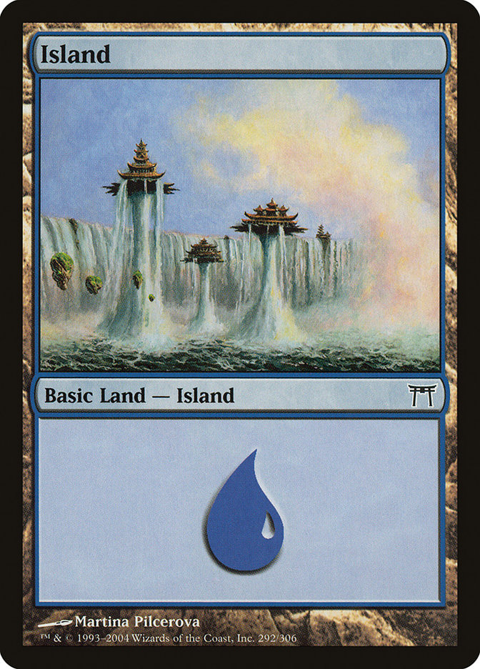 MTG: Champions of Kamigawa 292: Island (FOIL) 