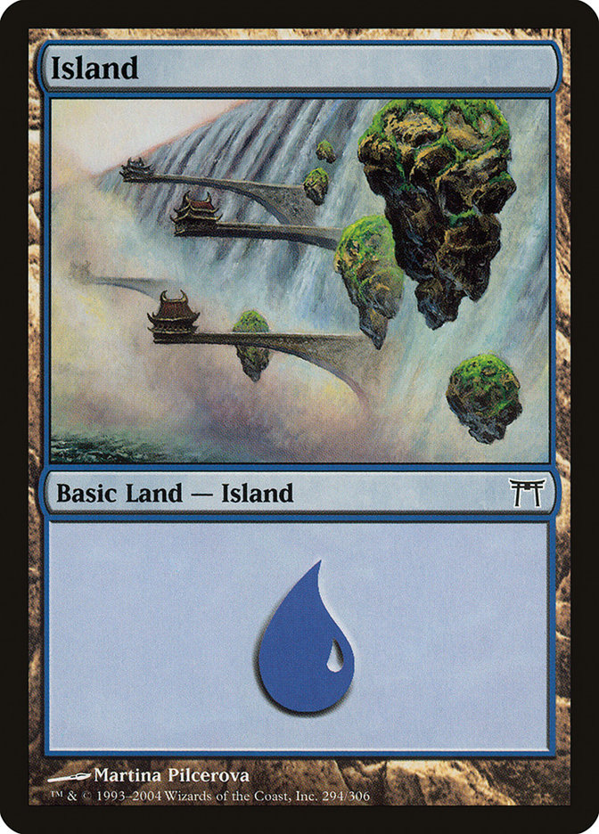 MTG: Champions of Kamigawa 294: Island (FOIL) 