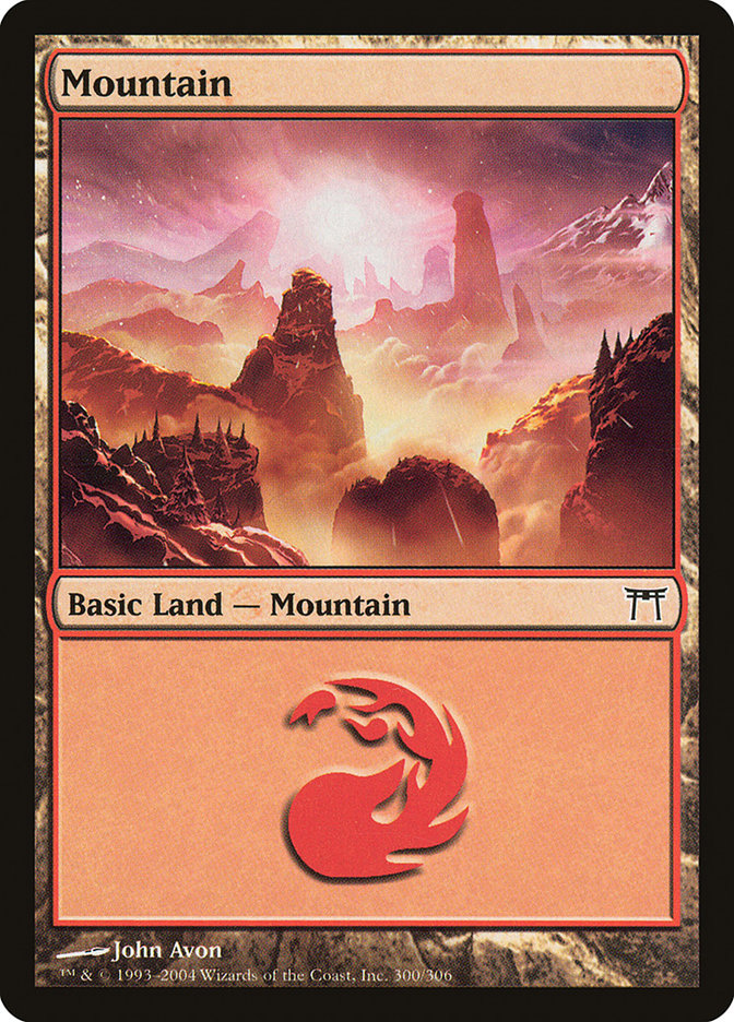 MTG: Champions of Kamigawa 300: Mountain (FOIL) 