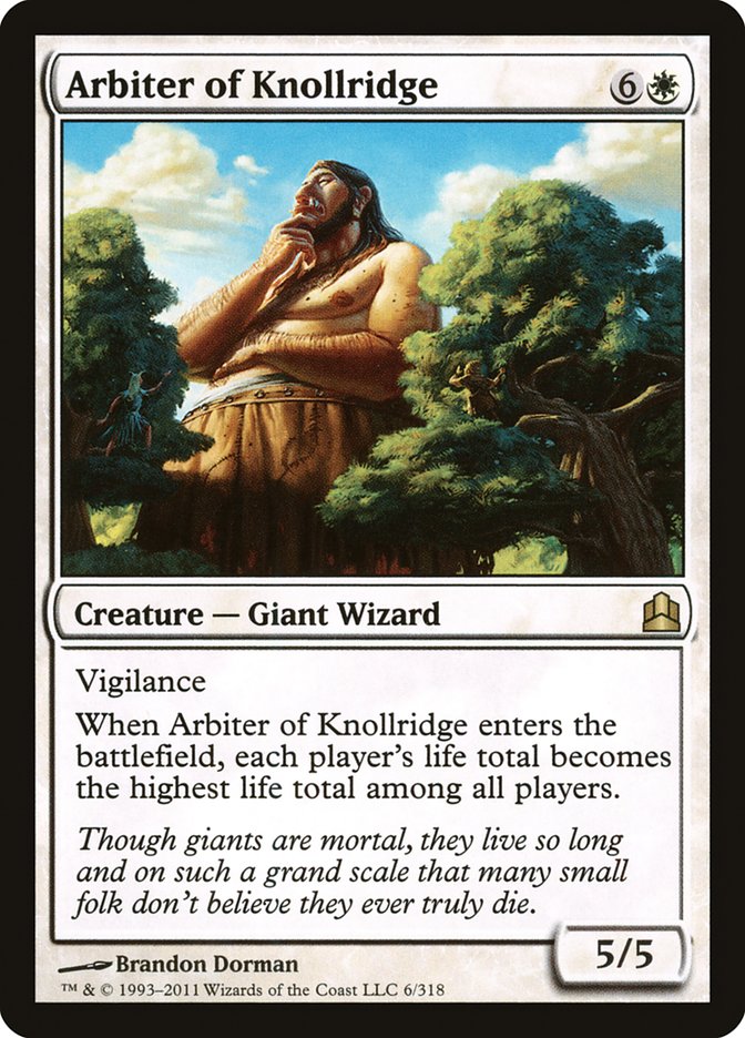 MTG: Commander 2011 006: Arbiter of Knollridge 