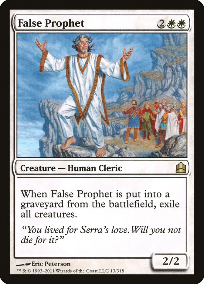 MTG: Commander 2011 013: False Prophet 