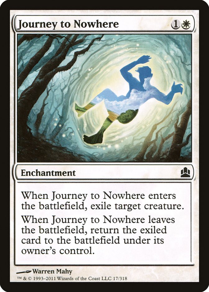 MTG: Commander 2011 017: Journey to Nowhere 