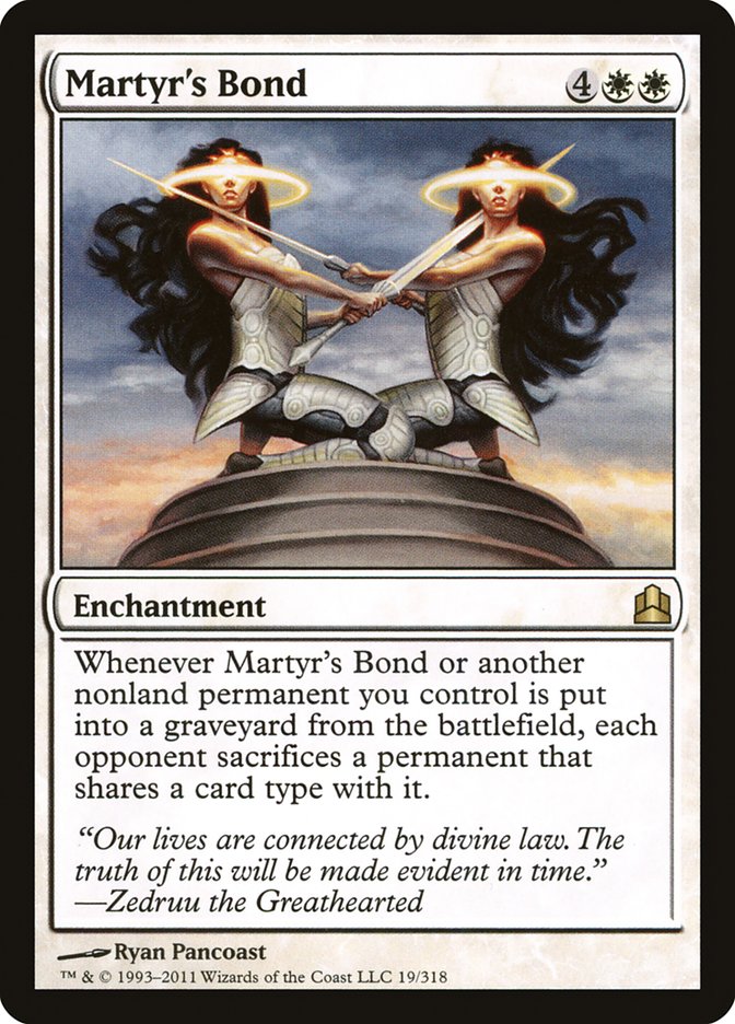 MTG: Commander 2011 019: Martyrs Bond 