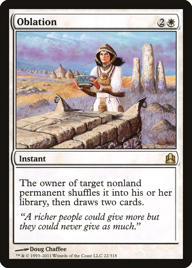 MTG: Commander 2011 022: Oblation 