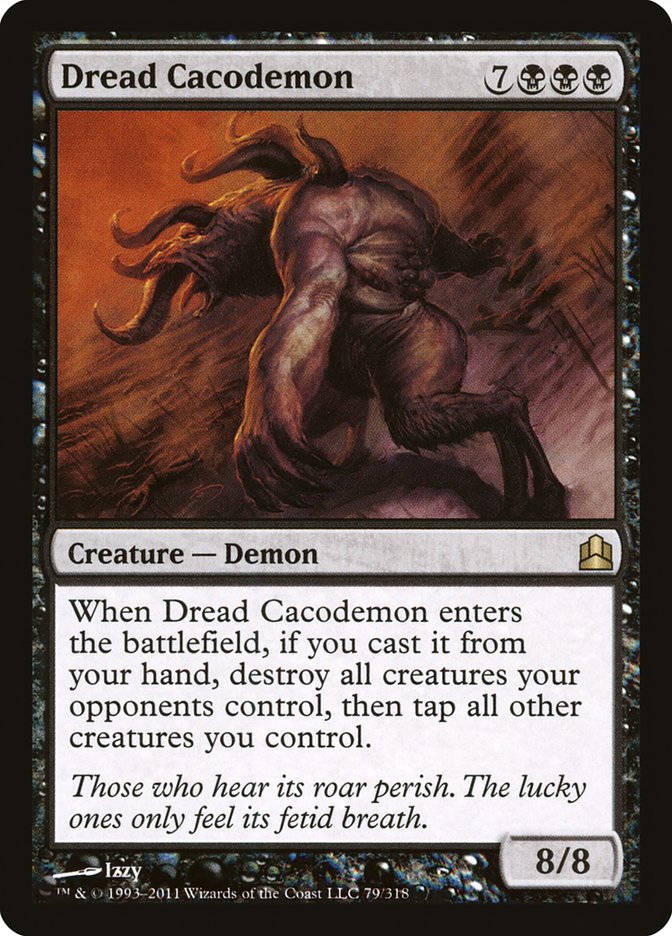 MTG: Commander 2011 079: Dread Cacodemon 