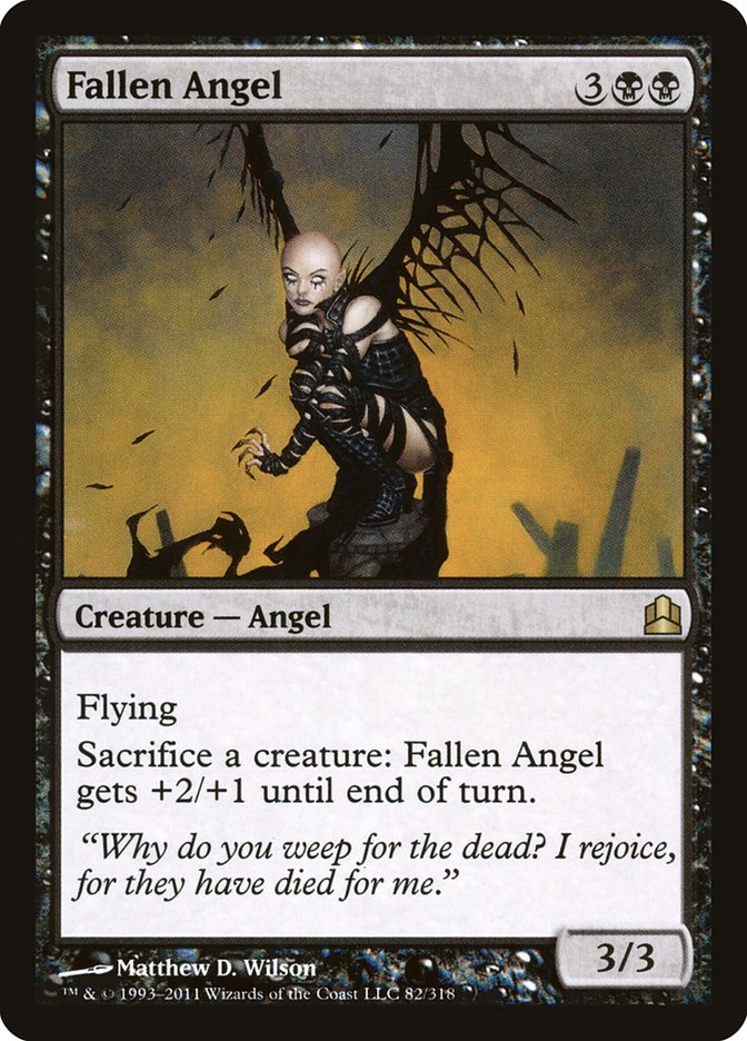 MTG: Commander 2011 082: Fallen Angel 