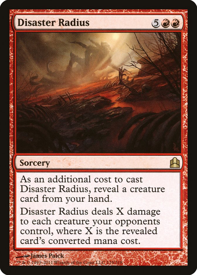 MTG: Commander 2011 119: Disaster Radius 