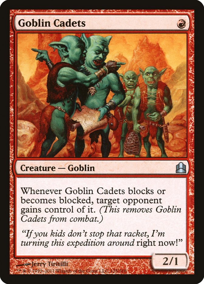 MTG: Commander 2011 125: Goblin Cadets 