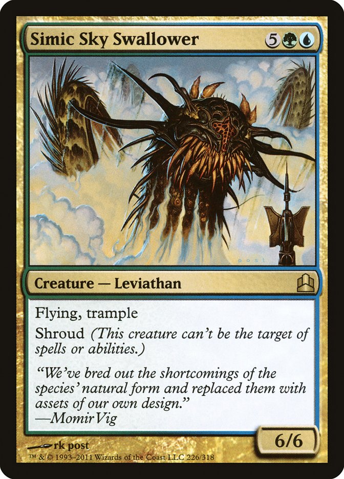 MTG: Commander 2011 226: Simic Sky Swallower 