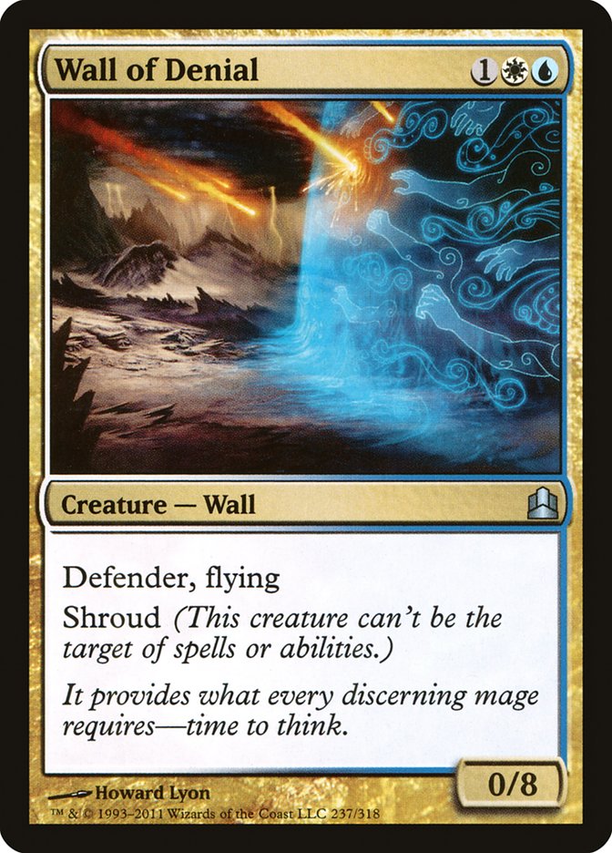 MTG: Commander 2011 237: Wall of Denial 