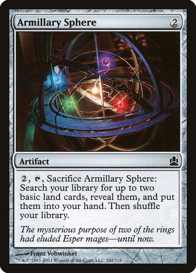 MTG: Commander 2011 242: Armillary Sphere 