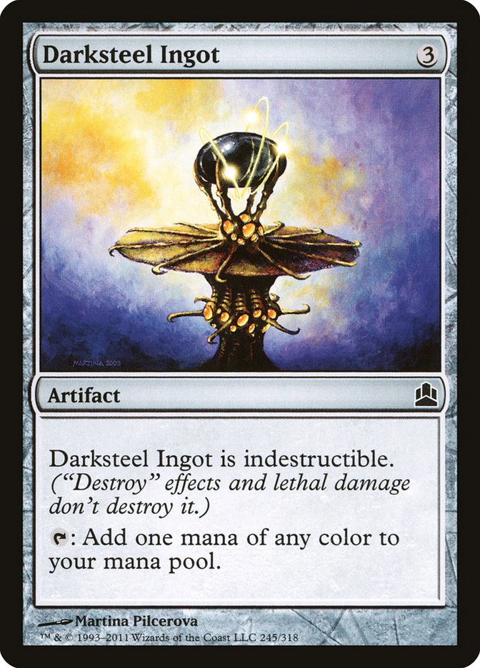 MTG: Commander 2011 245: Darksteel Ingot 