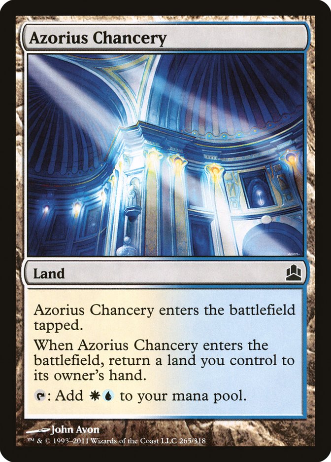 MTG: Commander 2011 265: Azorius Chancery 