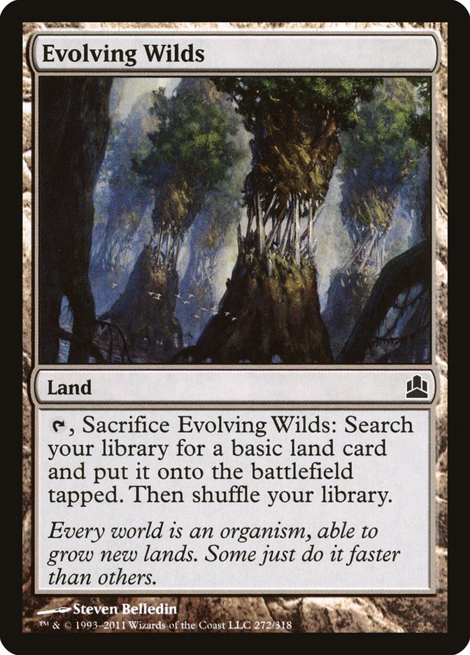 MTG: Commander 2011 272: Evolving Wilds 