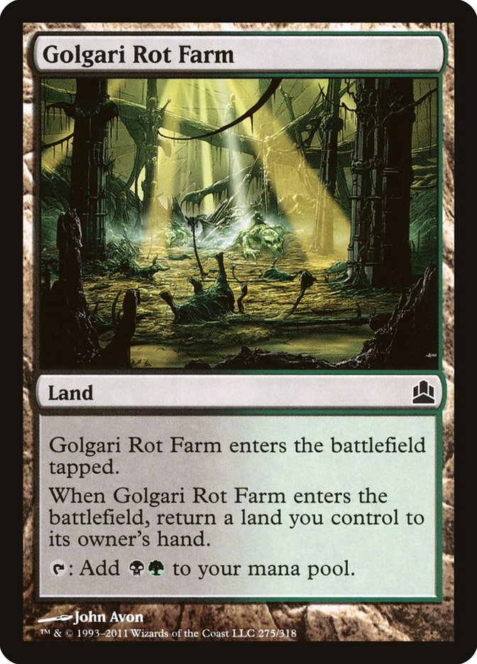 MTG: Commander 2011 275: Golgari Rot Farm 