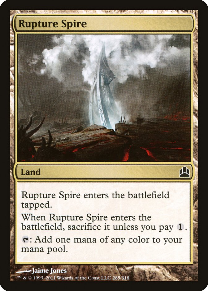 MTG: Commander 2011 285: Rupture Spire 