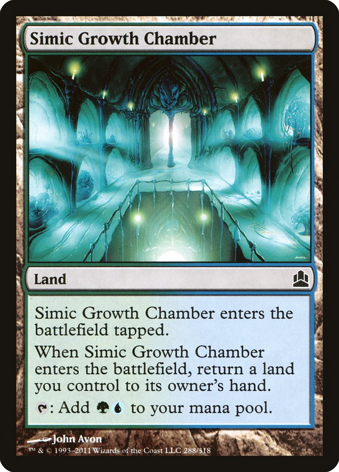 MTG: Commander 2011 288: Simic Growth Chamber 