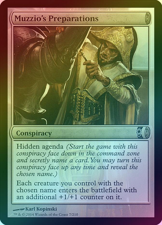 MTG: Conspiracy 007: Muzzios Preparations (FOIL) 