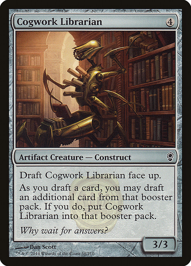 MTG: Conspiracy 058: Cogwork Librarian 