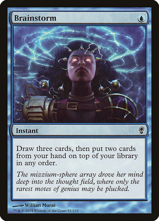 MTG: Conspiracy 091: Brainstorm 