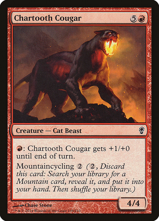 MTG: Conspiracy 139: Chartooth Cougar 