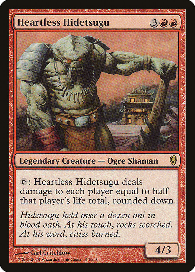 MTG: Conspiracy 144: Heartless Hidetsugu 