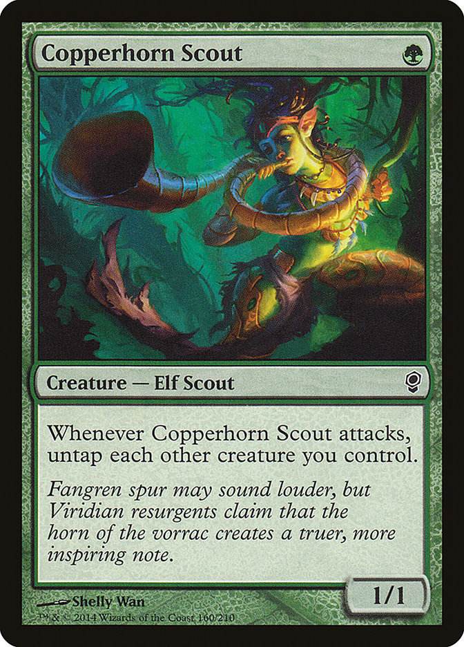 MTG: Conspiracy 160: Copperhorn Scout 