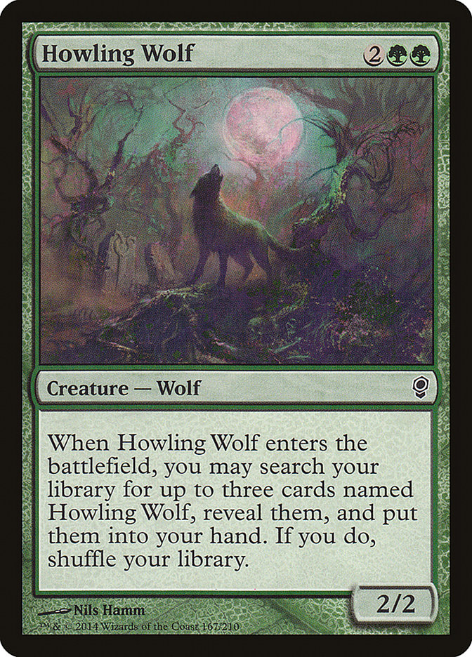 MTG: Conspiracy 167: Howling Wolf 