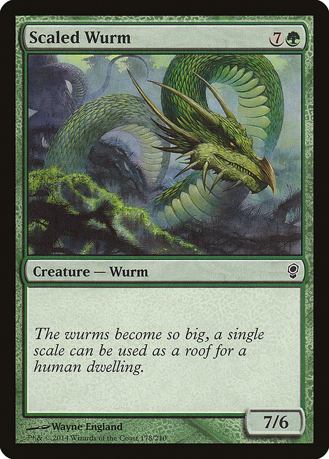 MTG: Conspiracy 178: Scaled Wurm 