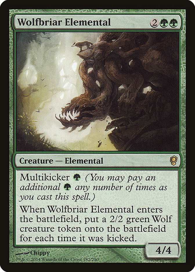 MTG: Conspiracy 182: Wolfbriar Elemental 