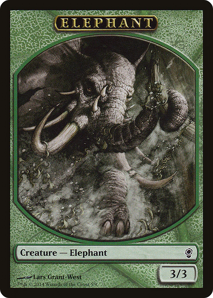 MTG: Conspiracy: Elephant Token 