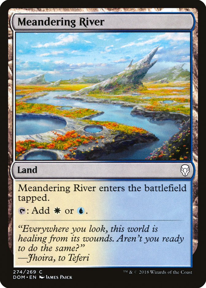 MTG: Dominaria 274: Meandering River 