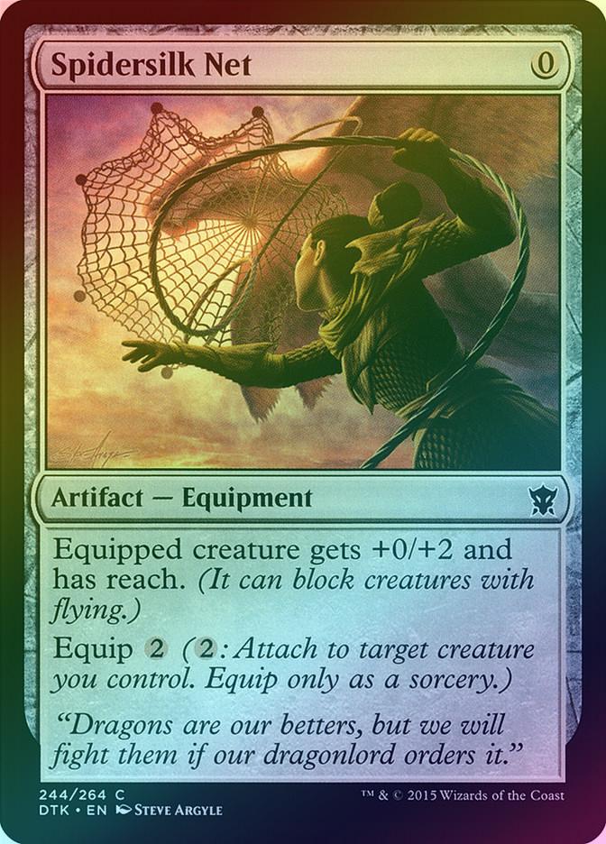 MTG: Dragons of Tarkir 244: Spidersilk Net (FOIL) 