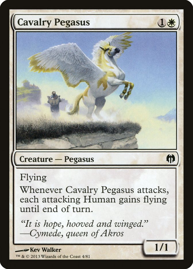 MTG: Duel Decks: Heroes vs Monsters 004: Cavalry Pegasus 