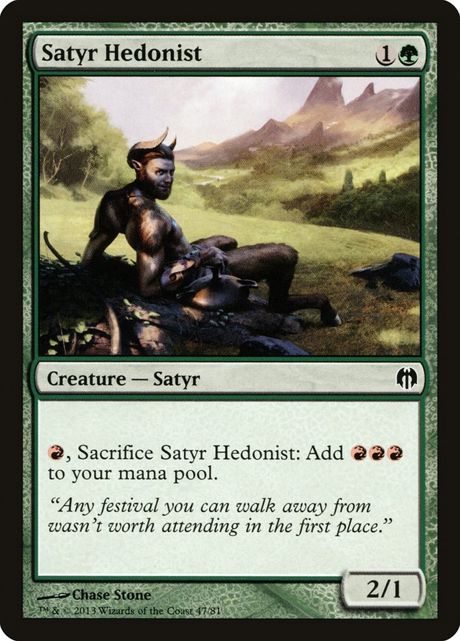 MTG: Duel Decks: Heroes vs Monsters 047: Satyr Hedonist 