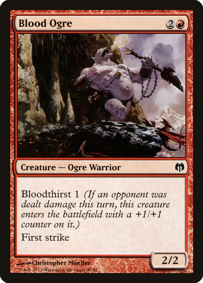 MTG: Duel Decks: Heroes vs Monsters 049: Blood Ogre 