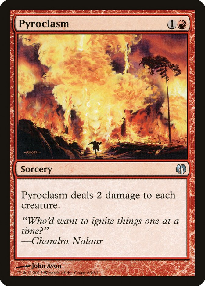 MTG: Duel Decks: Heroes vs Monsters 063: Pyroclasm 