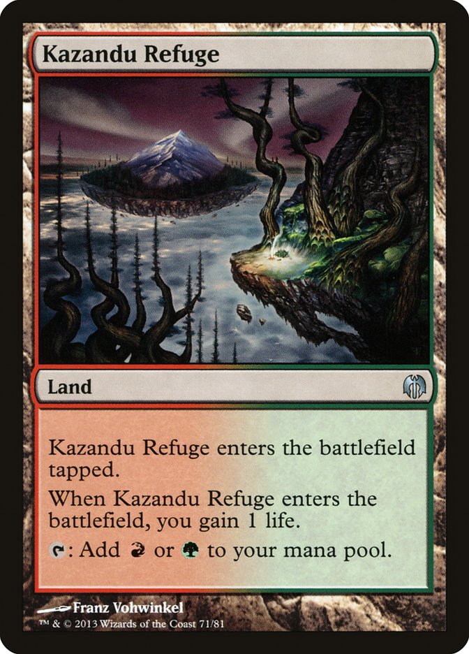 MTG: Duel Decks: Heroes vs Monsters 071: Kazandu Refuge 