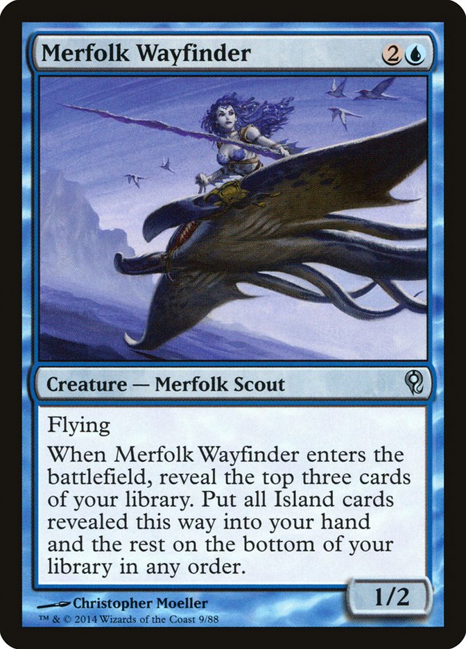 MTG: Duel Decks: Jace vs. Vraska 009: Merfolk Wayfinder 